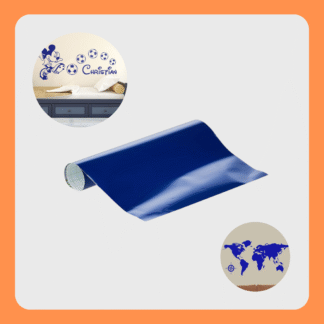 Vinilo Adhesivo Azul Brillante