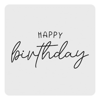 Corte Happy Birthday