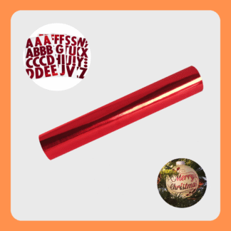 Vinilo Adhesivo Rojo Metalizado