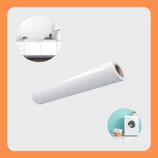 Vinilo Adhesivo Blanco Brillante