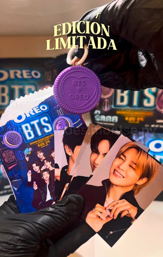 Llavero Coleccionable OREOxBTS + Photocards