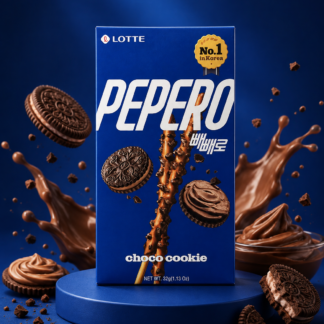 Pepero chocolate con galletitas