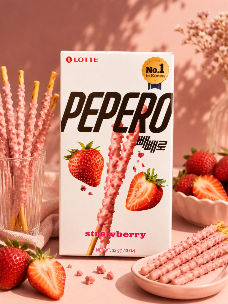 Pepero sabor frutilla