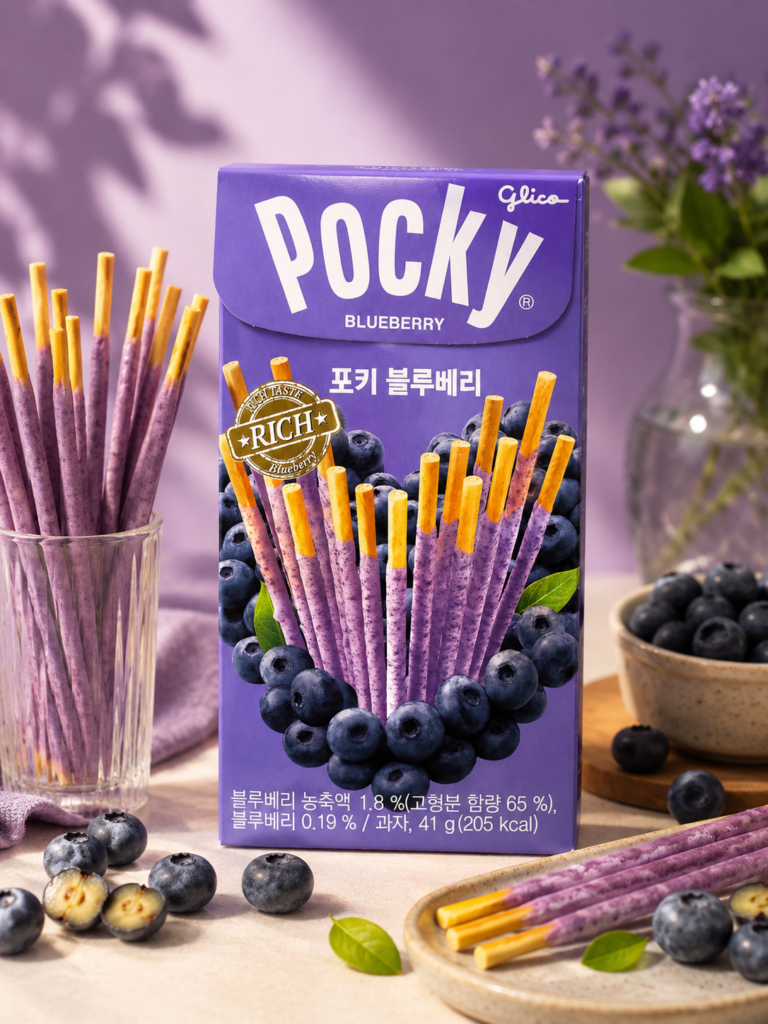 Pocky sabor arándanos