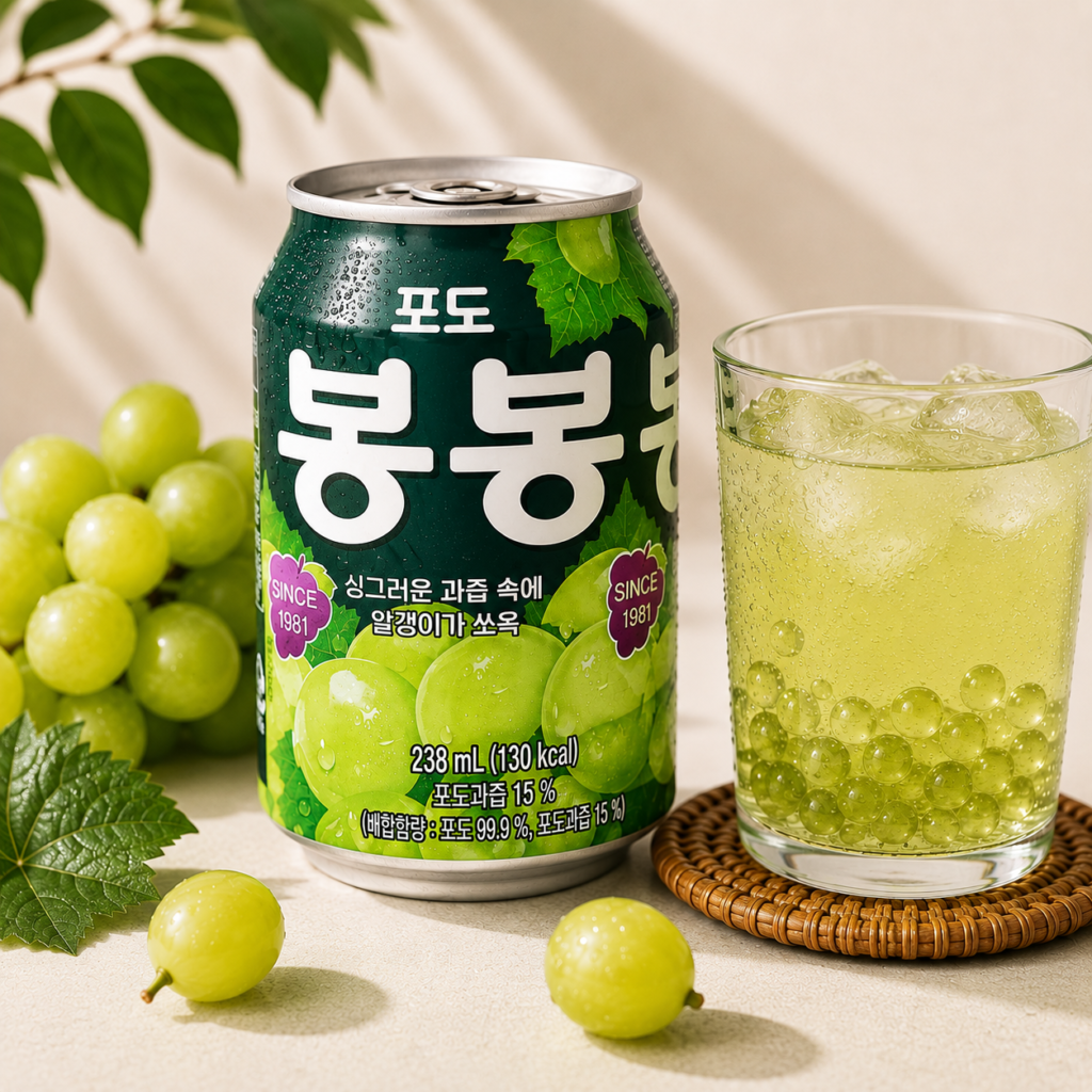 Jugo coreano uva verde