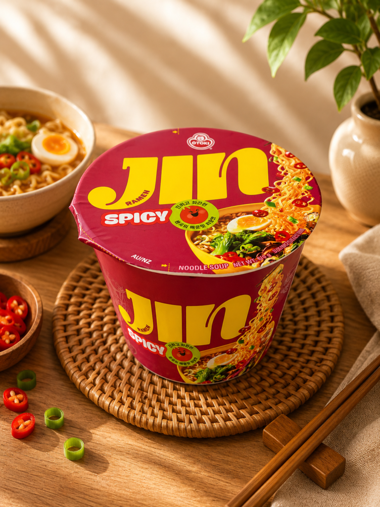 Jin ramen picante pote grande