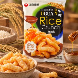 Snack coreano de arroz con jalea