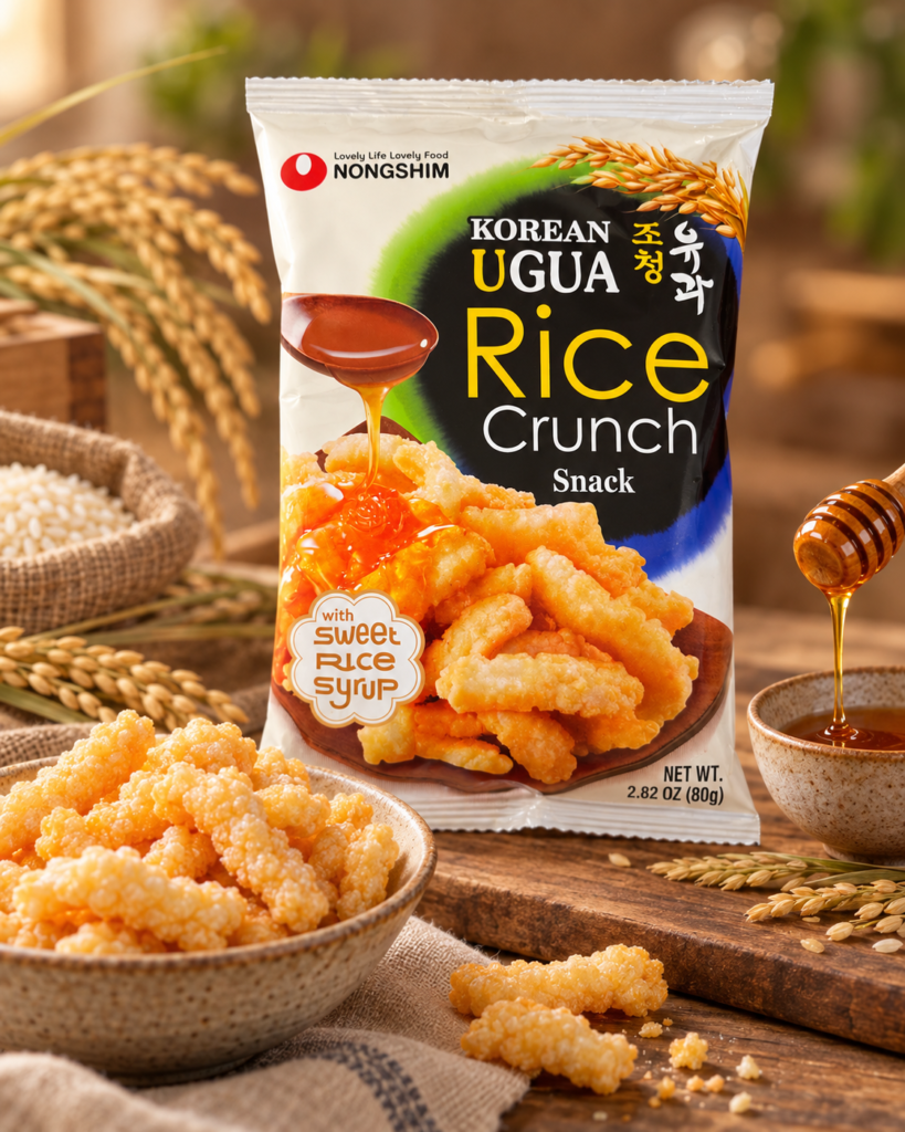 Snack coreano de arroz con jalea