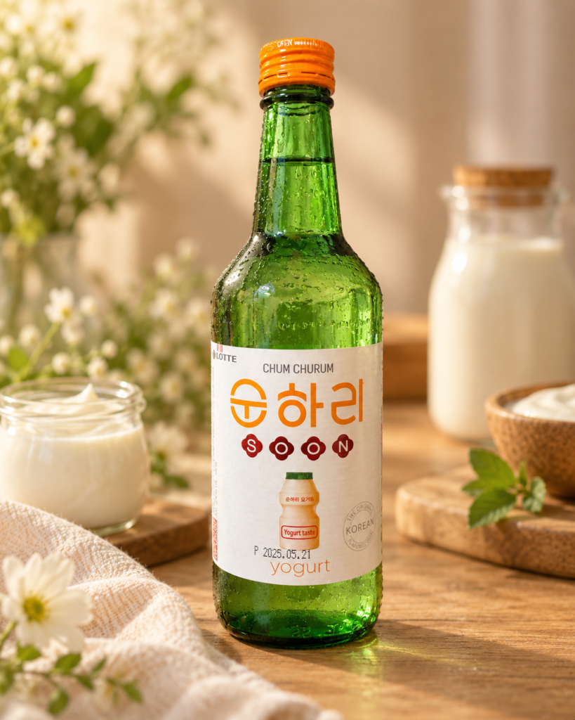Soju sabor yogurt