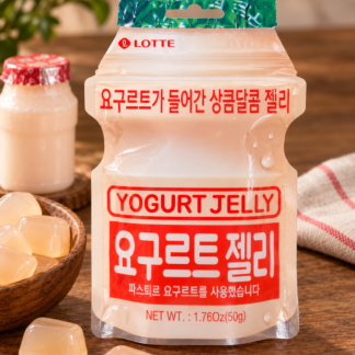 Gelatina coreana sabor yogurt