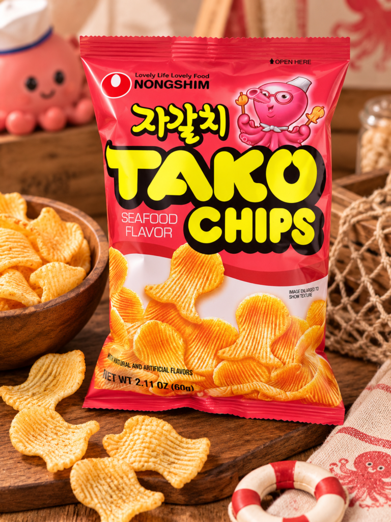 Snack sabor pulpo