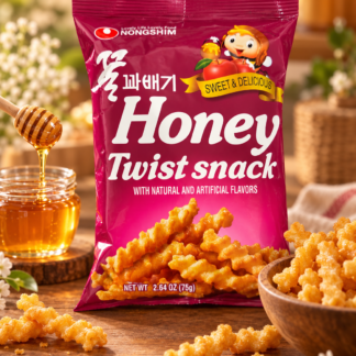 Snack coreano de miel con manzana