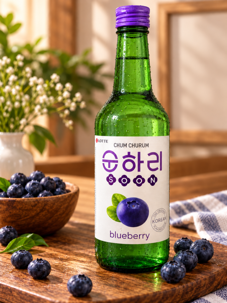 Soju sabor arándanos