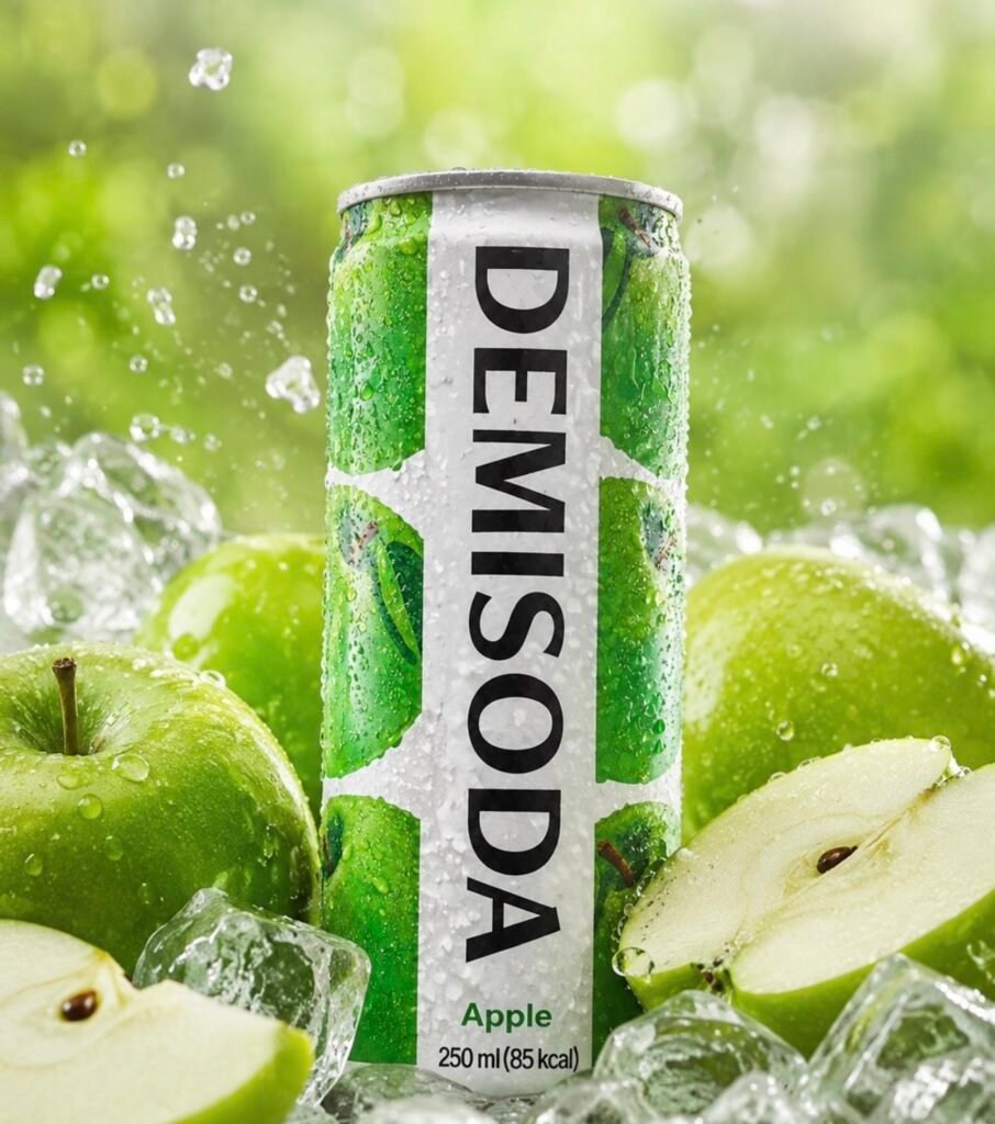 Demisoda sabor manzana verde