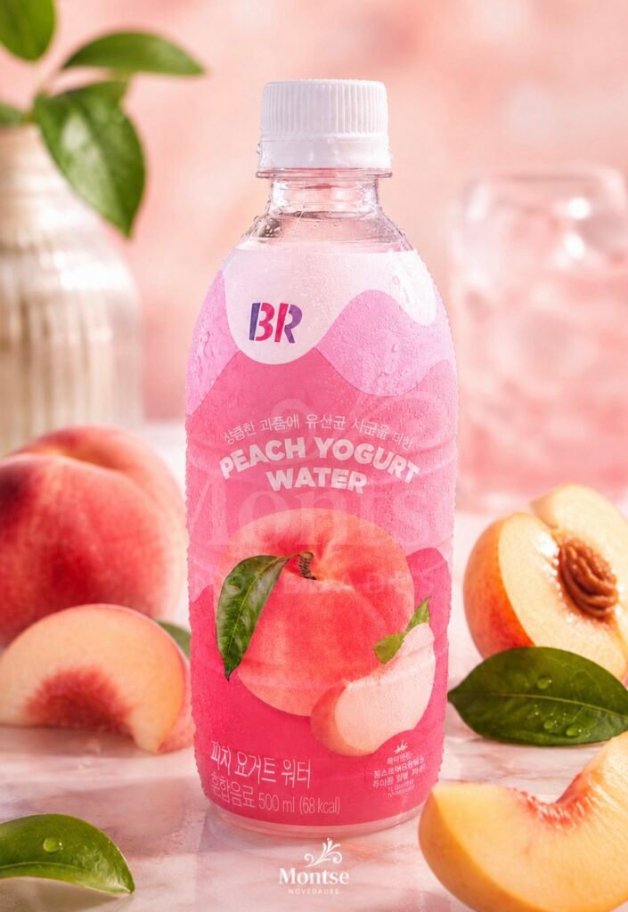 Bebida coreana sabor yogurt y durazno 500ml