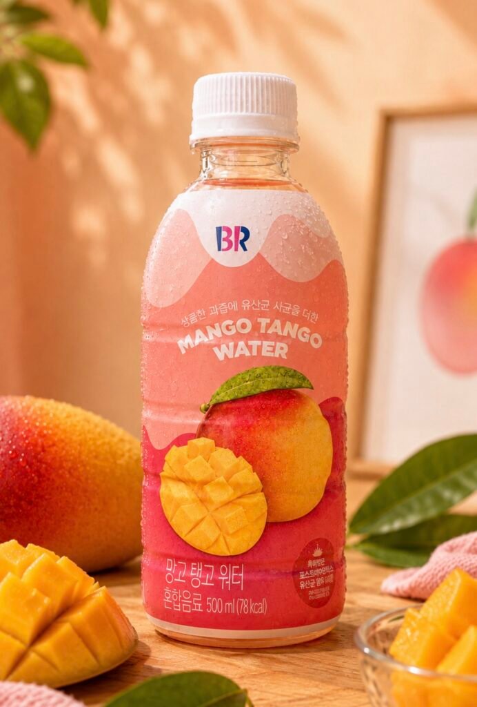Bebida coreana sabor mango 500ml