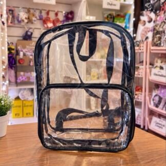 Mochila transparente para concierto