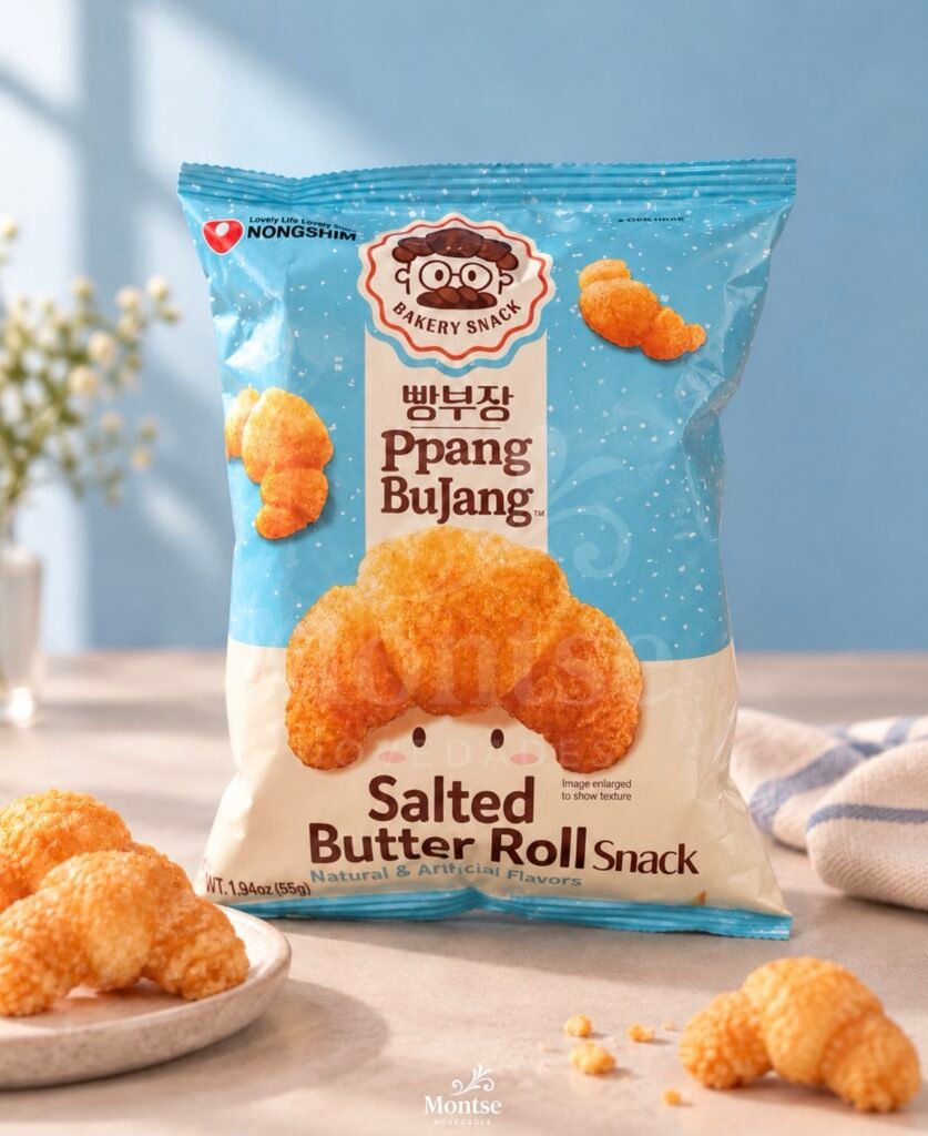 Snack mini medialuna coreano sabor mantequilla